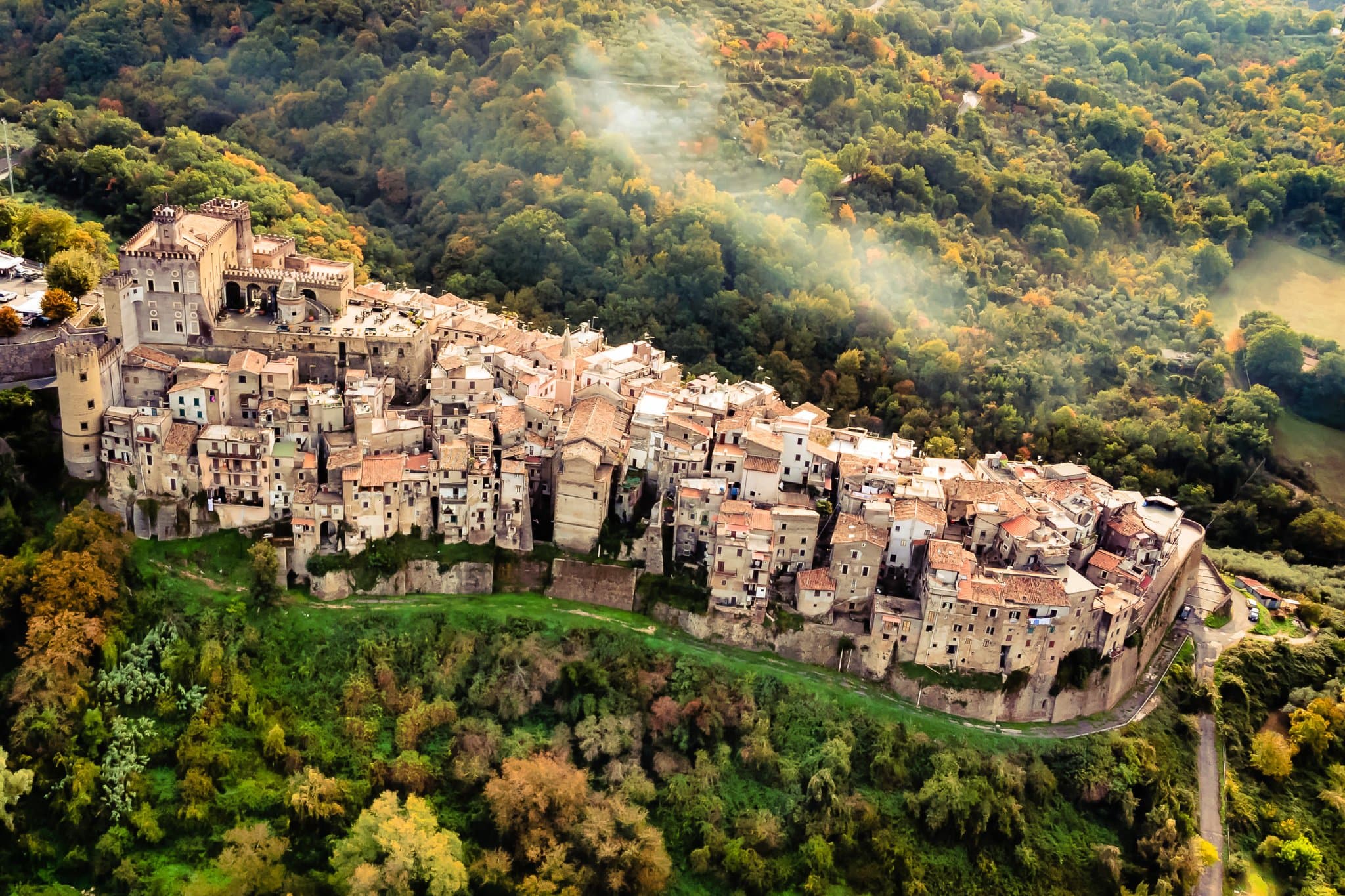 Castle Overhead view